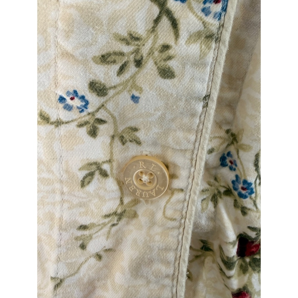 Lauren Ralph Lauren Pajama Set Women's Floral Loungewear Sleepwear Petite Medium - Picture 8 of 16